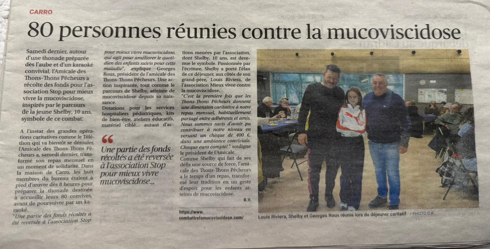 Action cadeaux solidaires au CRCM de La Timone, novembre 2025