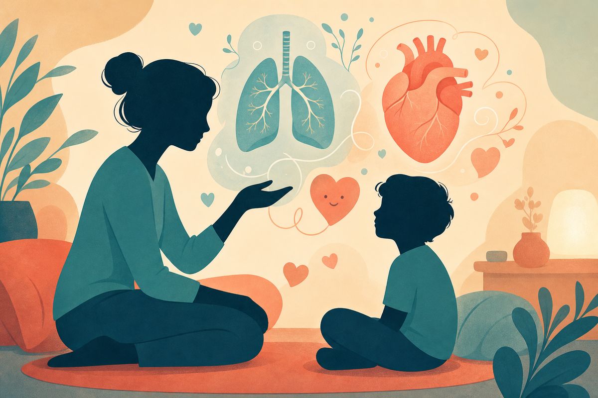 Illustration : Comment expliquer la mucoviscidose à un enfant ?